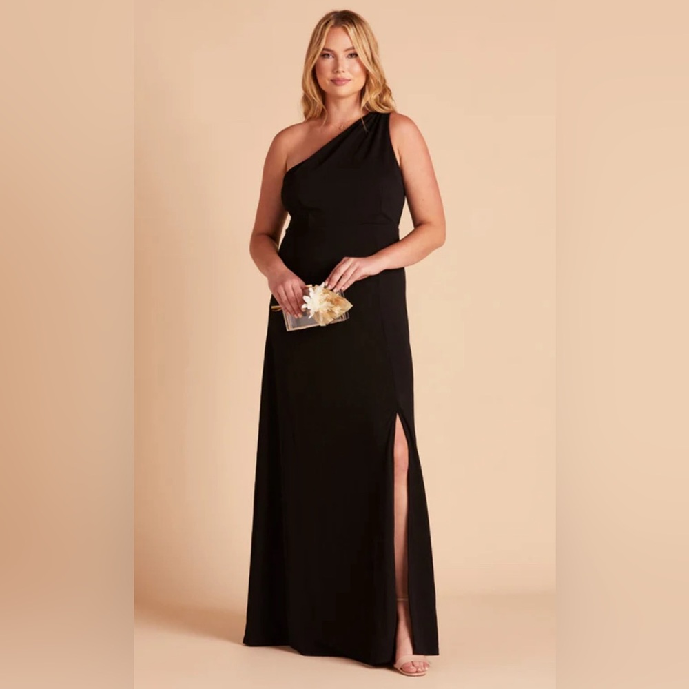 Birdy Grey Kira One Shoulder Crepe Bridesmaid Dress